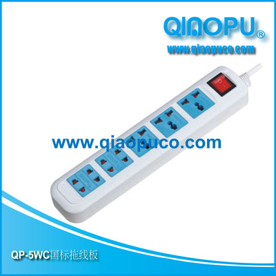 QP-5WC 国标拖线板 乔普品牌