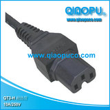 QT3-H 电热型电脑管子 三芯品字尾耐高温插头 三芯耐高温品字尾 电热型品字尾 IEC 15